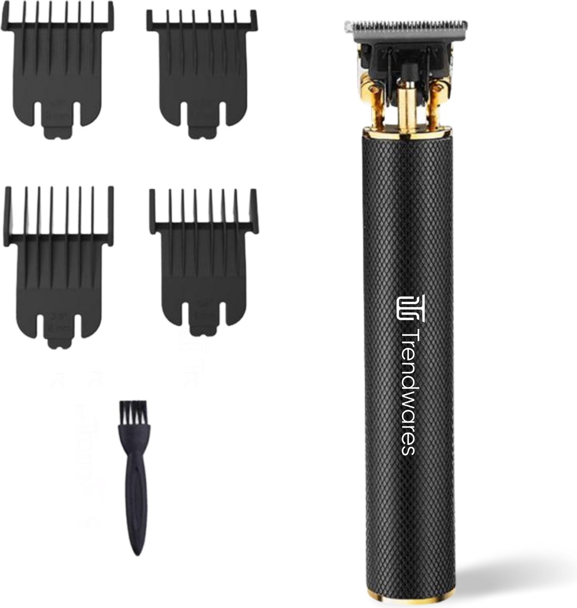 De Trendwares T-287 Draadloze Haar- en Baardtrimmer Zwart in één oogopslag