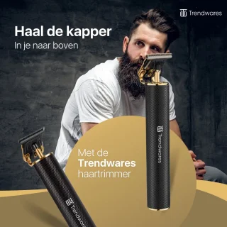 Trendwares T-287 Draadloze Haar- en Baardtrimmer Zwart