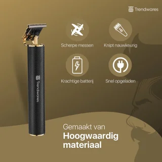Trendwares T-287 Draadloze Haar- en Baardtrimmer Zwart