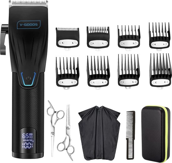 V-Goods Professionele Haartrimmer met Opzetstukken en Bewaarkoffer