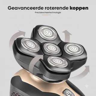 Velysa® elektrisch roterend scheerapparaat heren