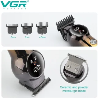 Vgr V-989 Mannen Tondeuse Elektrisch USB Oplaadbaar