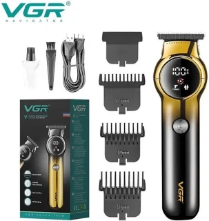 Vgr V-989 Mannen Tondeuse Elektrisch USB Oplaadbaar