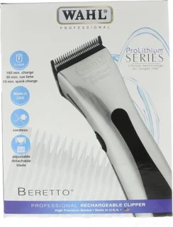 Wahl Beretto ProLithium Tondeuse Brushed Chrome