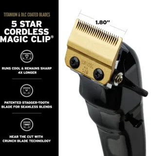 Wahl Black Magic Clip & Detailer Set Cordless