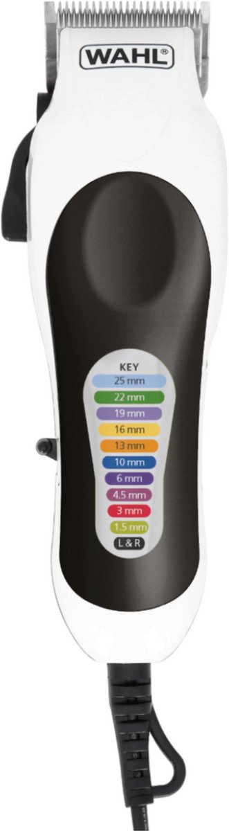 Wat vinden we goed aan de Wahl Colopro Tondeuse met Kabel en 20 Accessoires