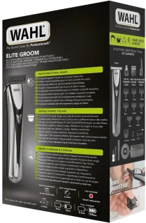 WAHL Elite Groom Multifunctionele Tondeuse Zilver/Zwart