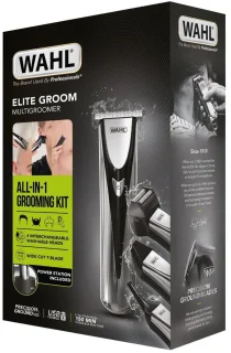 WAHL Elite Groom Multifunctionele Tondeuse Zilver/Zwart