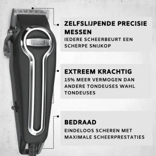 Wahl Elite Pro Corded Tondeuse met 20 Accessoires