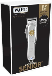 Wahl Metal Cordless Senior Tondeuse Zilver Limited Edition