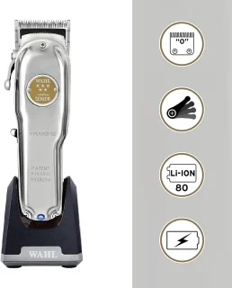 Wahl Metal Cordless Senior Tondeuse Zilver Limited Edition