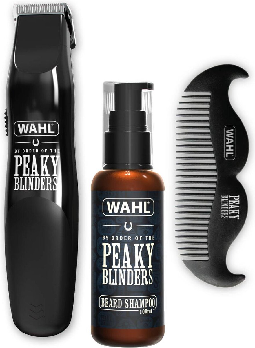 Wat vinden we goed aan de Wahl Peaky Blinders Baardtrimmer Set 5-delig Limited Edition