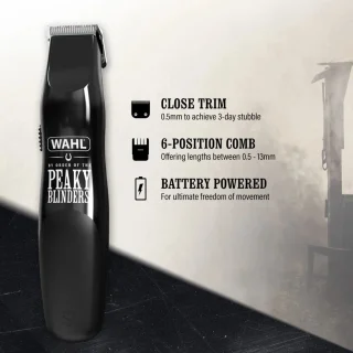 Wahl Peaky Blinders Baardtrimmer Set 5-delig Limited Edition