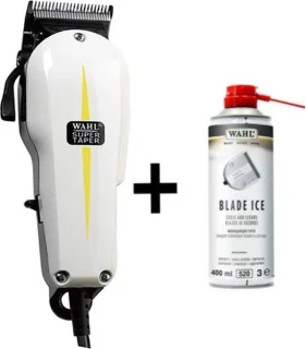 Wahl Super Taper Tondeuse + Wahl Blade Ice 400ml