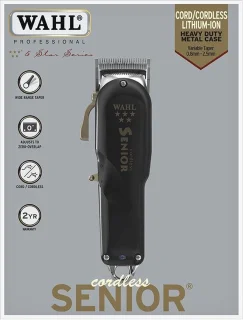 Wahl Tondeuse Senior Cordless Lithium met Wahl Blade Ice