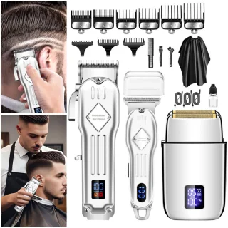 Wishdor Professionele Tondeuseset met Foil Shaver