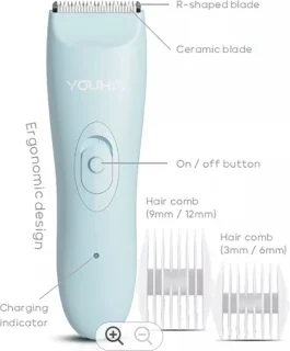 Youha Elektrisch Baby Tondeuse Trimmer IPX6