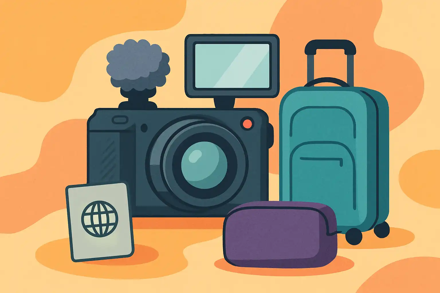 Op reis met je vlogcamera: lichtgewicht gear die in elke handbagage past