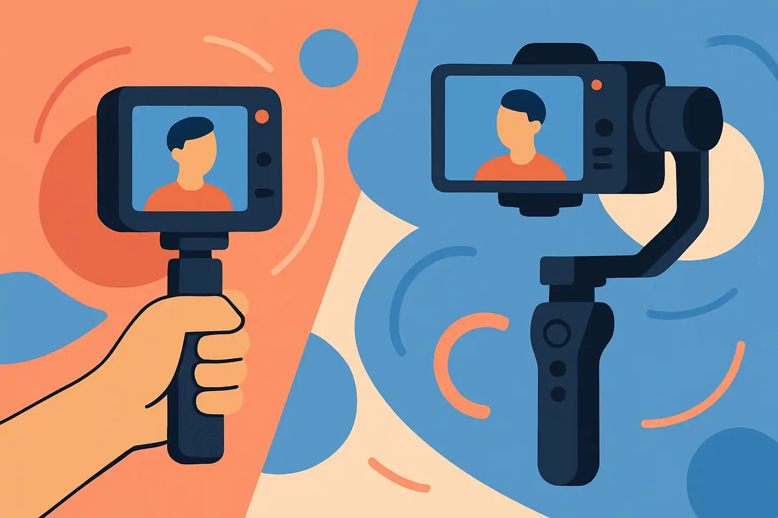 Zo film je vloeiend on-the-go: handheld versus gimbal stabilisatie voor vloggers