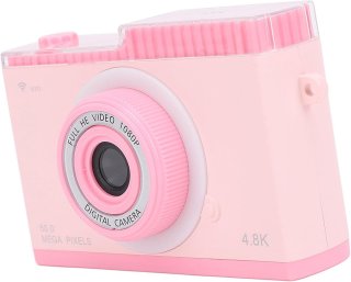 De Retro Compact Digital - Camera 48M 1080P 8X Zoom met MP3-weergave Filters Frames Scherm voor fotografieliefhebbers - met 32 GB geheugenkaart (Roseate) in één oogopslag