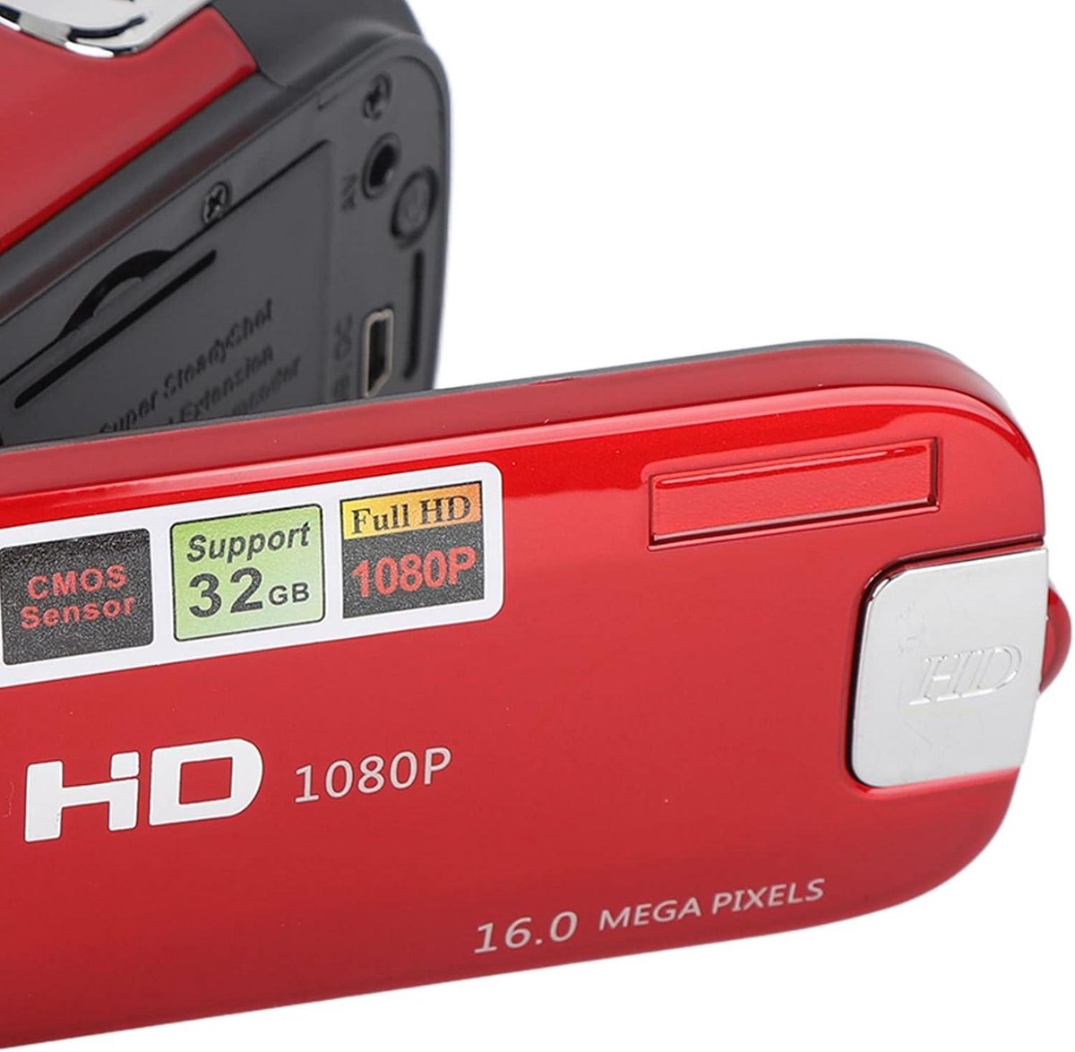 Wat vinden we goed aan de 1080P 16MP DV-camera met 27 Inch TFT Draaibaar Scherm Rood