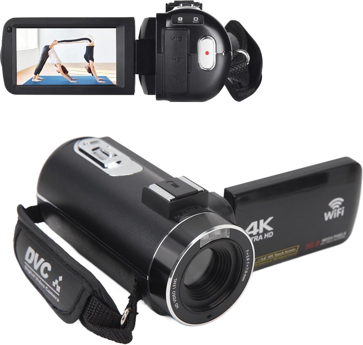 Wat vinden we goed aan de 4K 56MP Camcorder met 18x Zoom en 30 Inch IPS Touchscreen