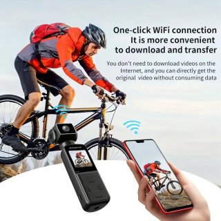 4K Handheld Actiecamera WiFi 270° Rotatie