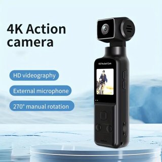 4K Handheld Actiecamera WiFi 270° Rotatie