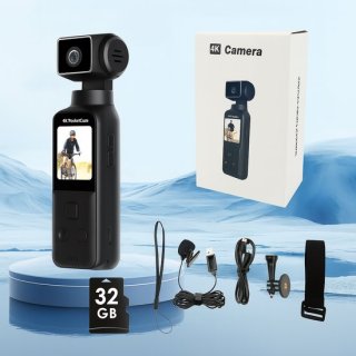 4K Handheld Actiecamera WiFi 270° Rotatie