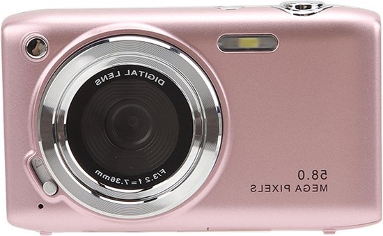 58MP 4K Videocamera met 16X Zoom Roze voor Kinderen review