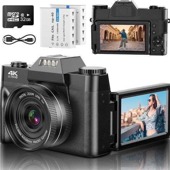 ApexArte Vlog Camera 4K Handycam review