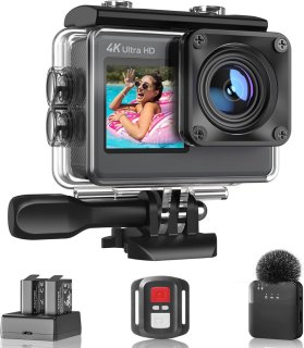 CRLYN Vlog Camera 4K Handycam