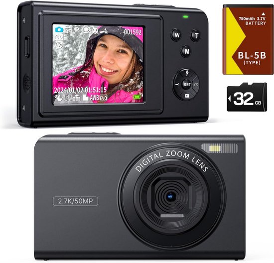 DailySupplies® Vlog Camera 4K Handycam review