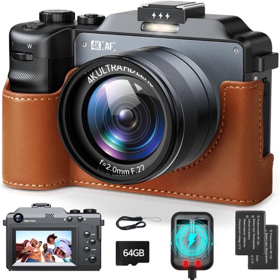 DailySupplies® Vlog Camera 4K Handycam review