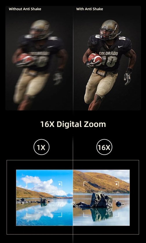 Digitale camera 4K 48MP 3,0 inch IPS scherm review