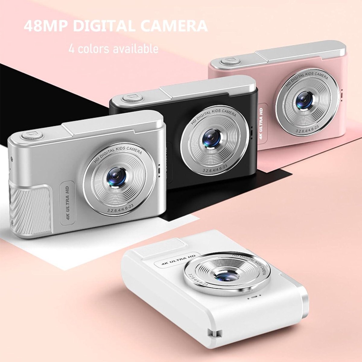 Wat vinden we goed aan de Digitale Camera 4K 48MP Compact 24" Reiscamera Wit