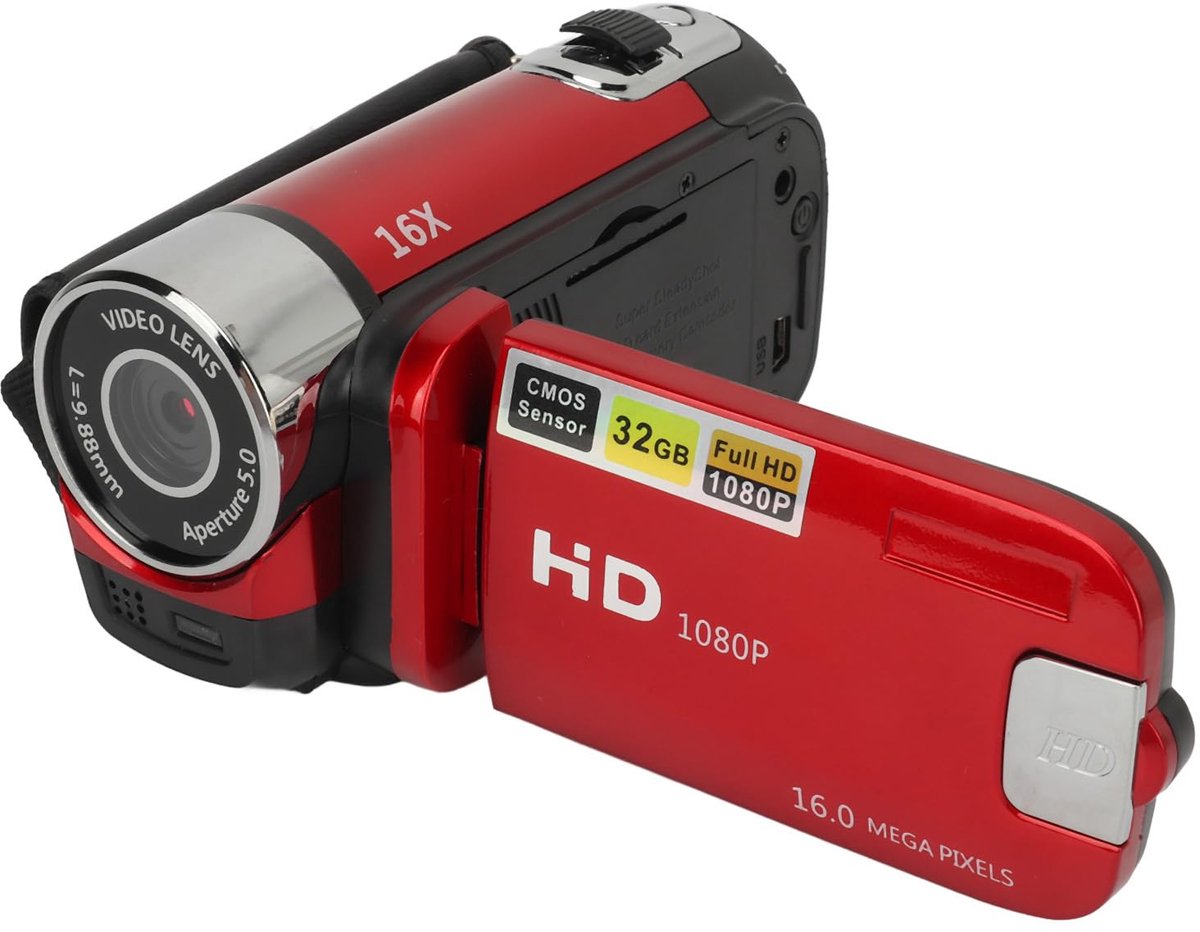 De Digitale Full HD 1080P Camerarecorder 16MP met Draaibaar Scherm in één oogopslag
