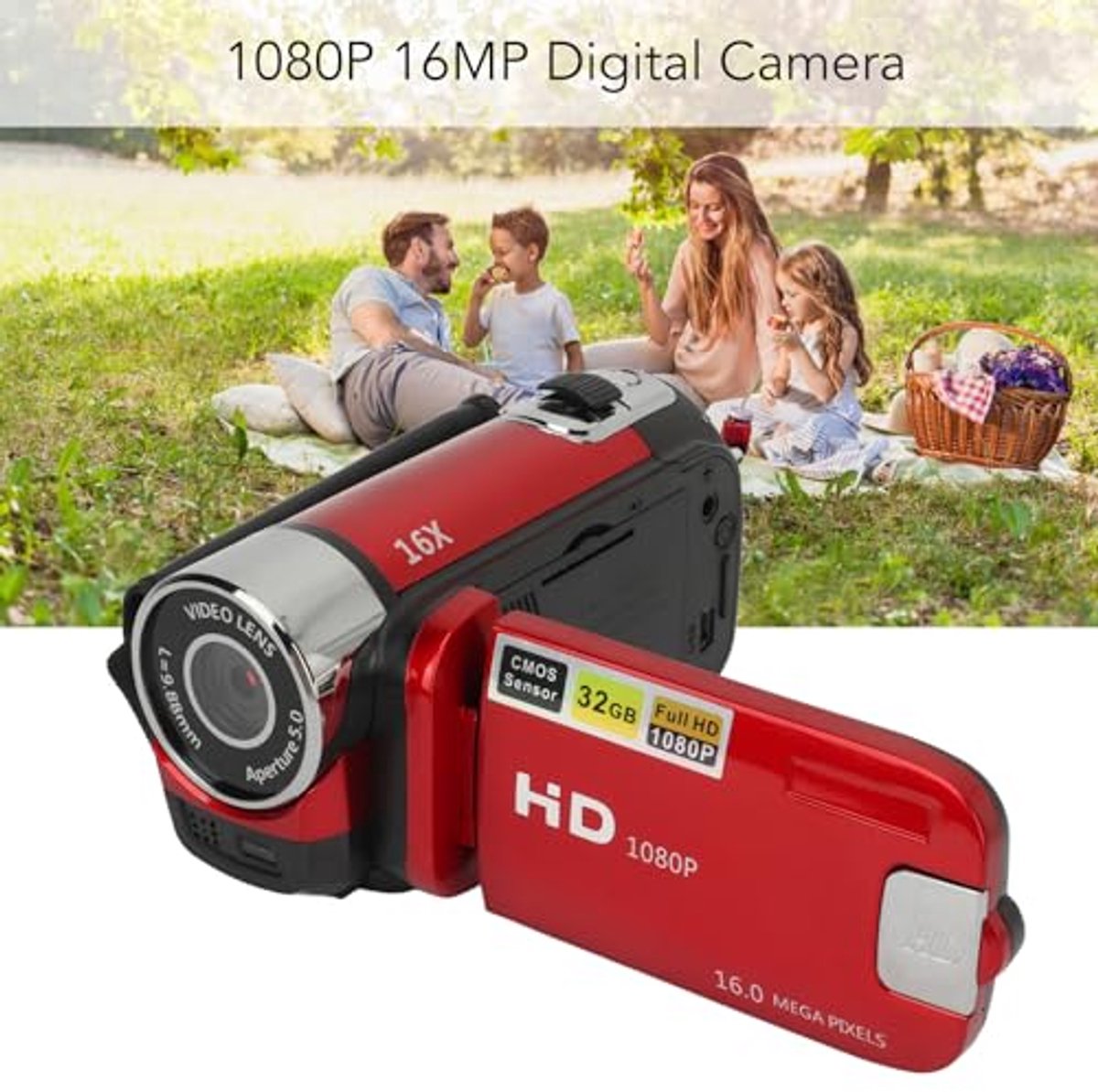 Wat vinden we goed aan de Digitale Full HD 1080P Camerarecorder 16MP met Draaibaar Scherm