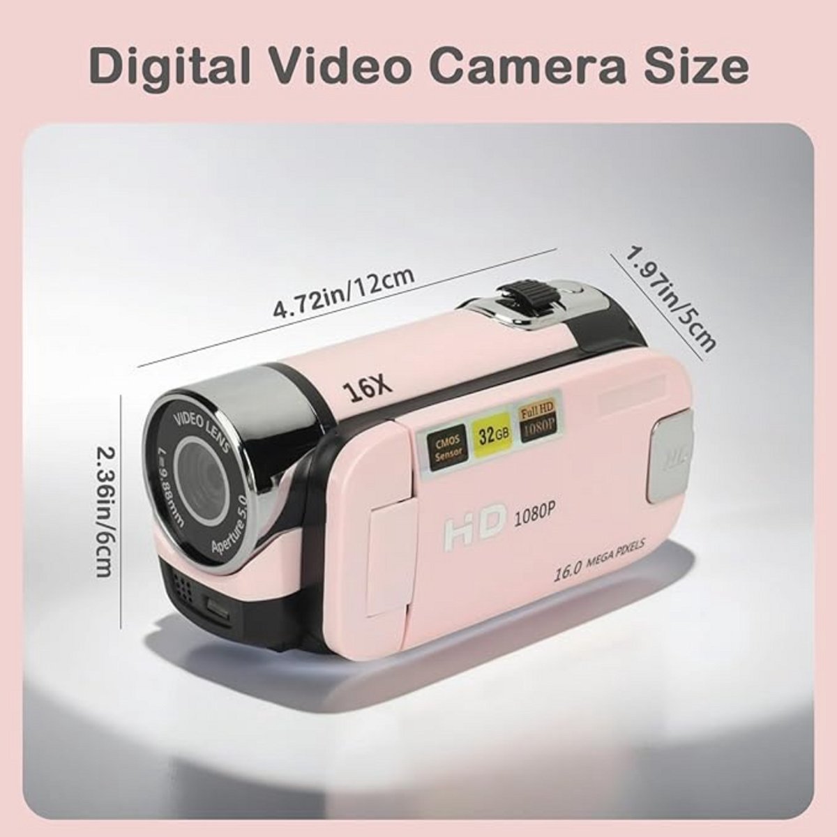 Wat vinden we goed aan de Handycam Roze HD Videocamera