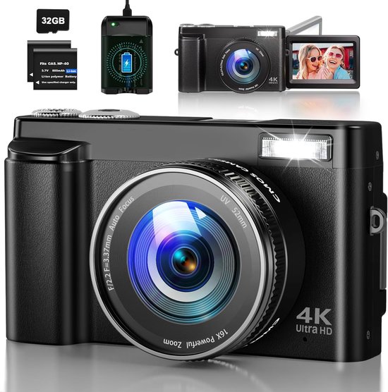 JERIX Vlog Camera 4K voor kinderen review