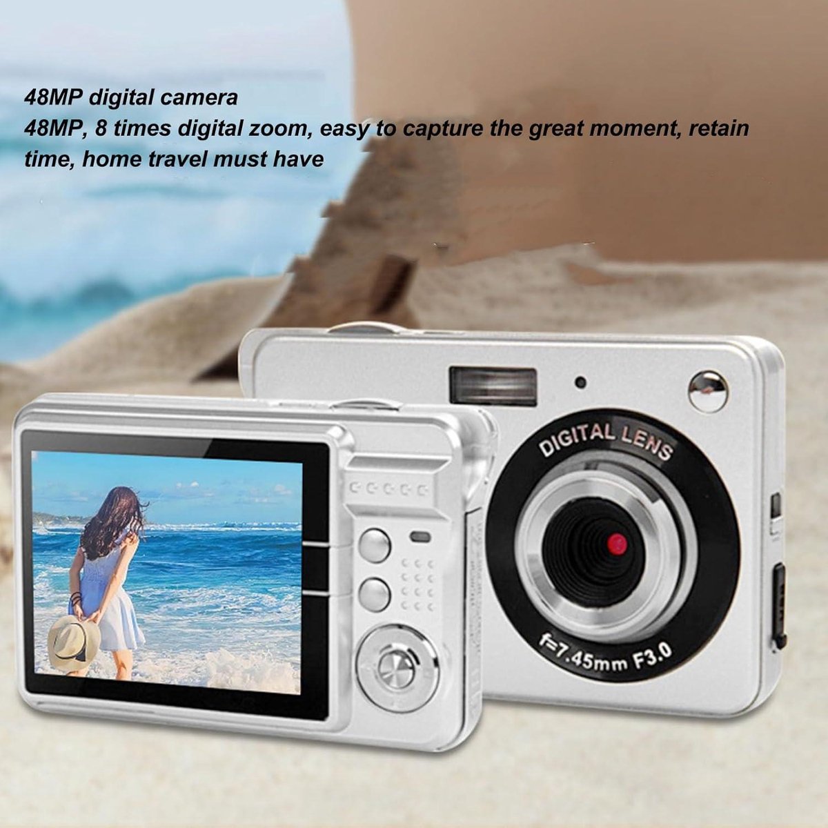 Wat vinden we goed aan de Mini Digitale Camera 4K 48MP 8x Zoom Autofocus Anti-shake