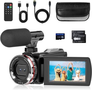 MKSS® Vlogcamera - Handycam: complete instapset voor beginnende vloggers