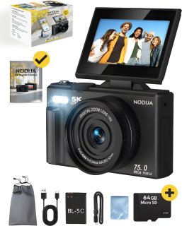 De NODIJA Digitale Camera in één oogopslag
