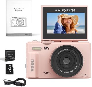 Roxa Digitale Camera - Vlogcamera Roze review