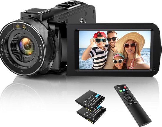 Vlog Camera 4K 48MP met Rotatiescherm en Afstandsbediening review