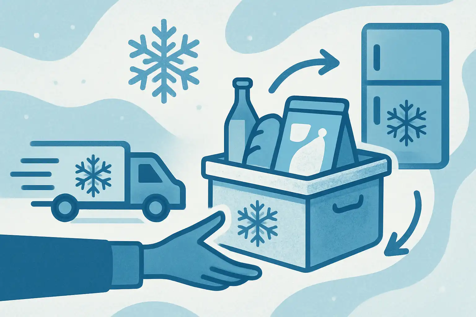 Bevroren boodschappen aan de deur? zo handel je meteen bij ontvangst en voorkom je dat ze ontdooien