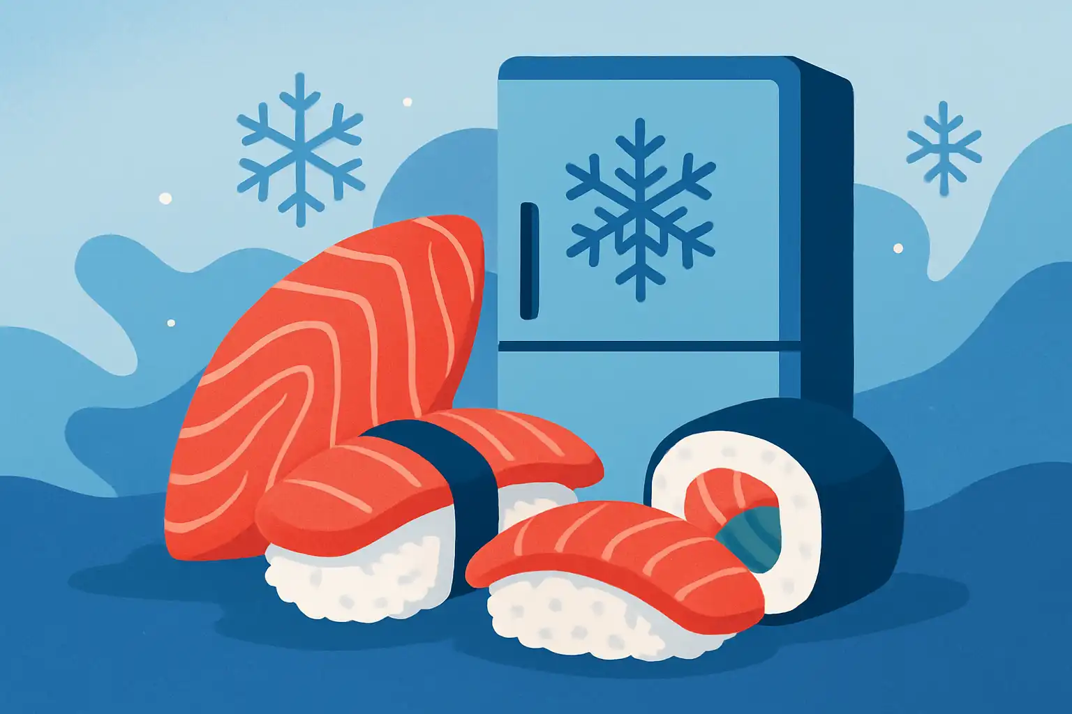 Sushi uit je vriezer? zo vries je vis veilig in voor rauwe bereidingen