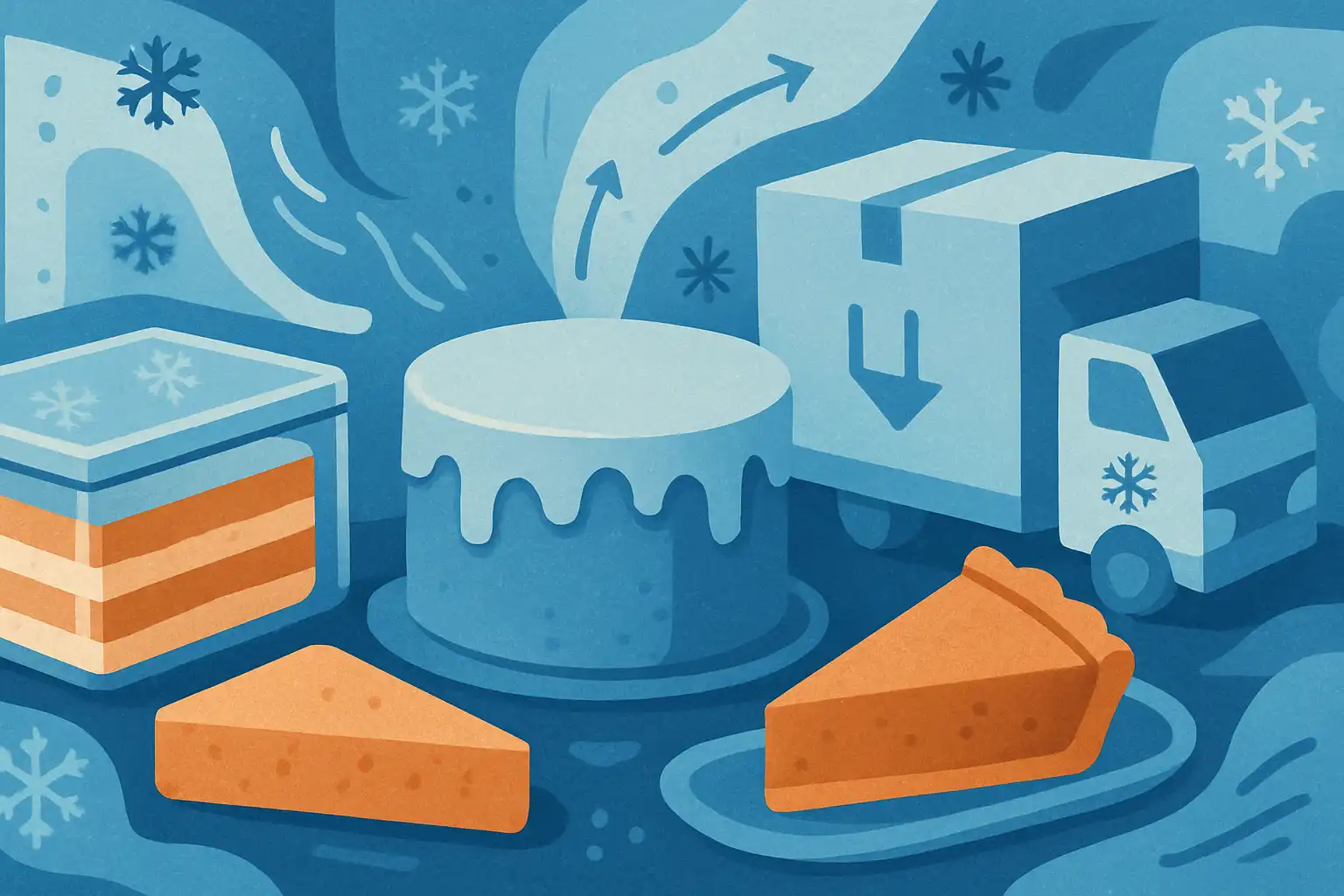 Zo vries je taarten en gebak professioneel in en verzend je ze zonder smeltende rampscenario's