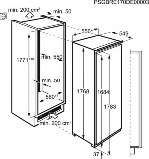 AEG ABE818E6NC Inbouw Diepvrieskist 204L Wit