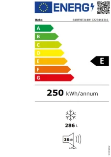 beko B1RFNE314W koelkast